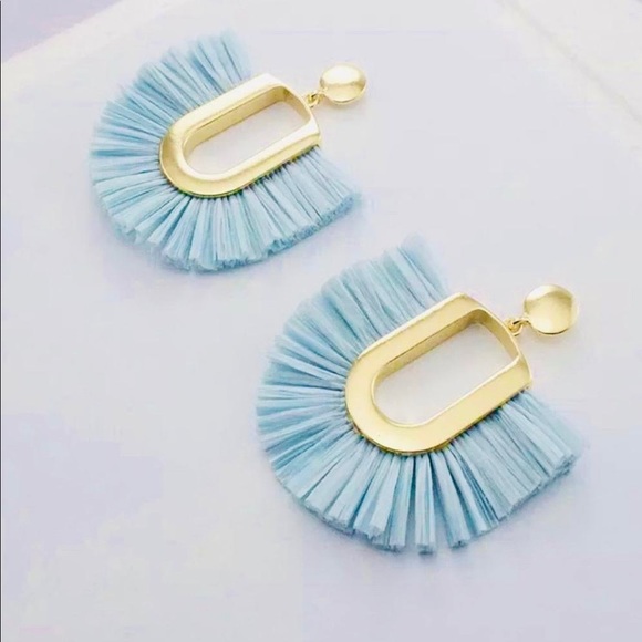 Anthropologie Jewelry - 🎉HP🎉 🍋2/$30 New Anthro Ellie Raffia Earrings